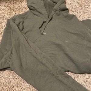 Mens Michael Kors Army Green Hoodie